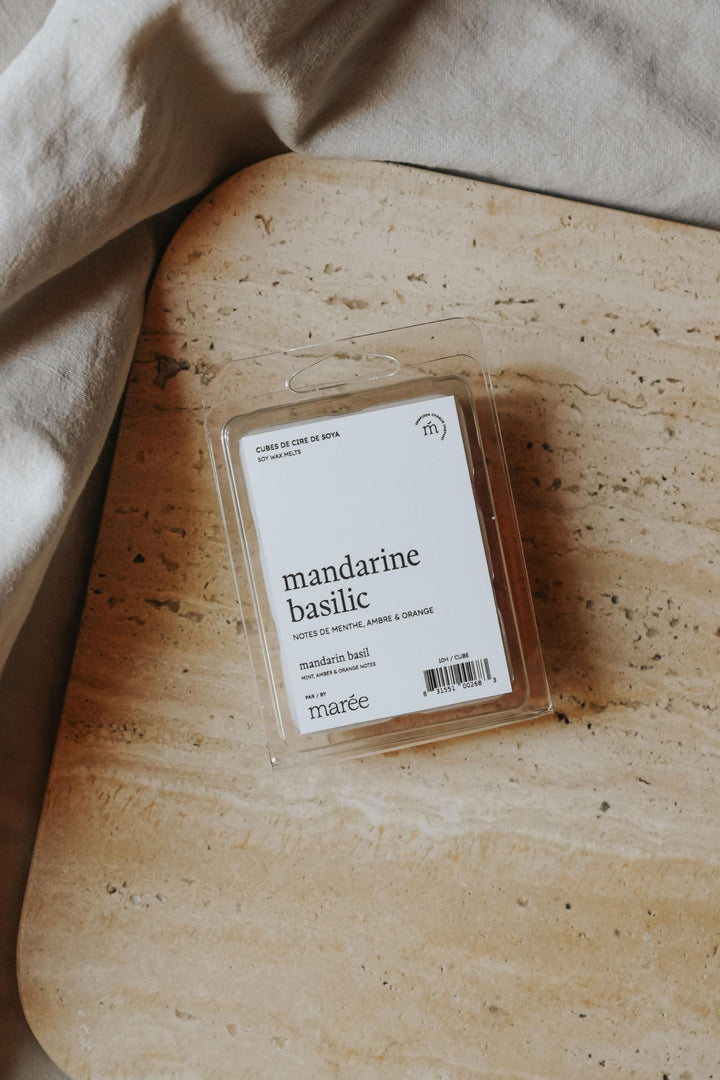 Cubes De Cire - Mandarine Basilic