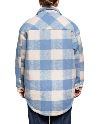 Surchemise Annabelle - Beige & Bleue