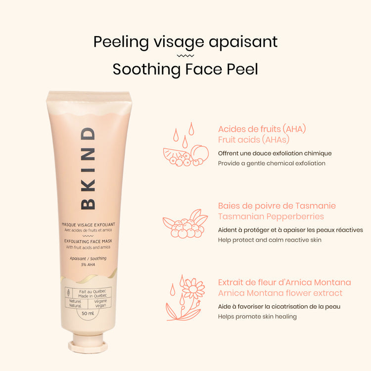 Masque Visage Exfoliant - Apaisant
