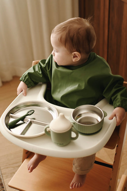 Assiette En Acier Inoxydable - Couleurs Variées