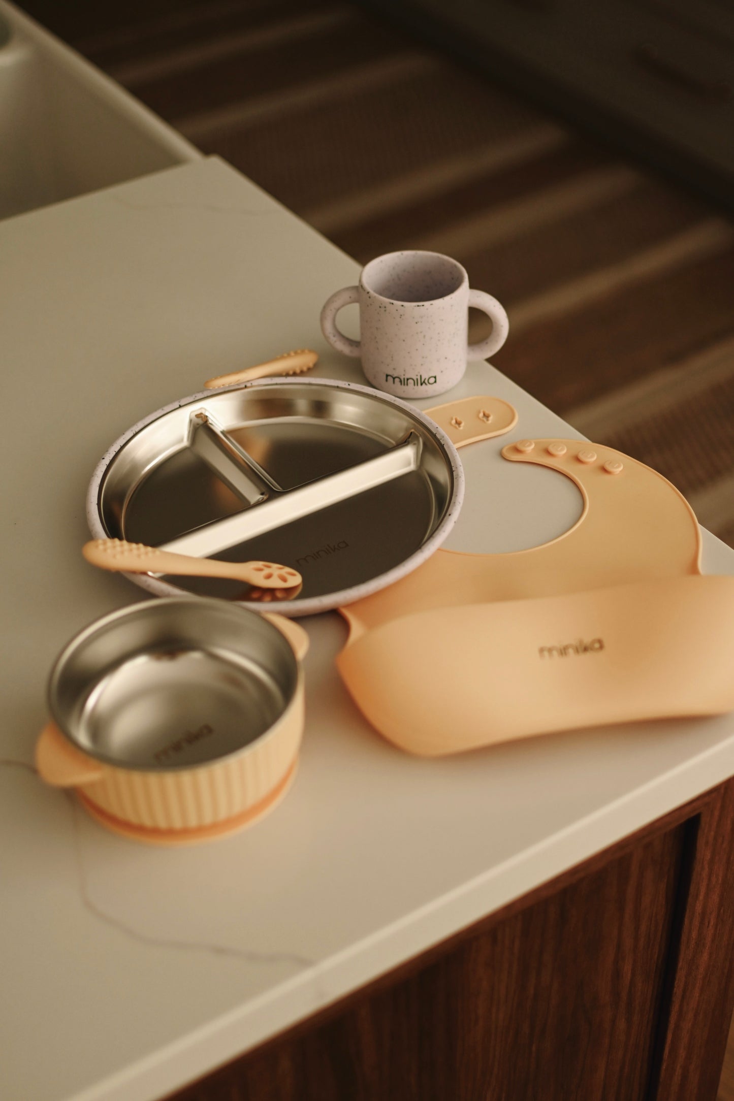 Assiette En Acier Inoxydable - Couleurs Variées