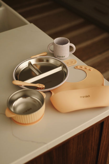 Assiette En Acier Inoxydable - Couleurs Variées