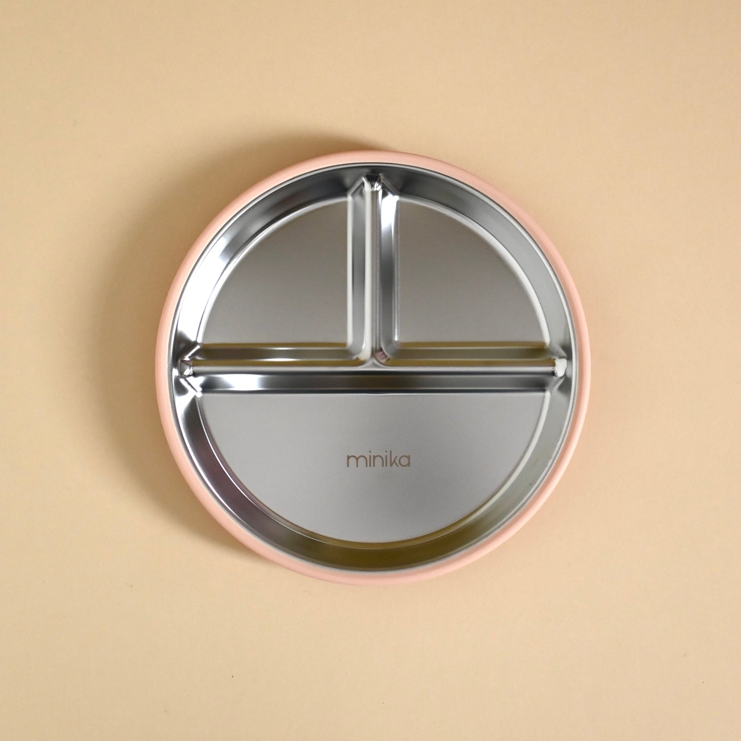 Assiette En Acier Inoxydable - Couleurs Variées