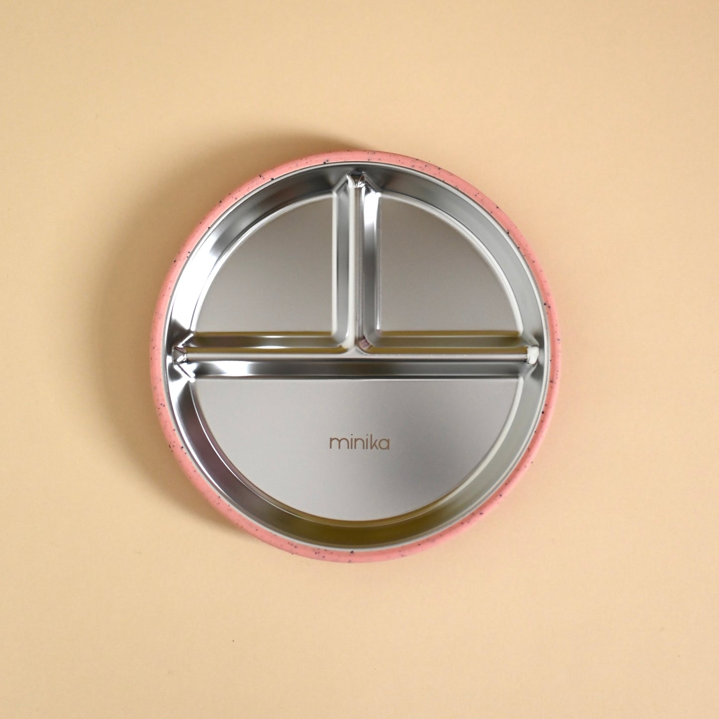 Assiette En Acier Inoxydable - Couleurs Variées
