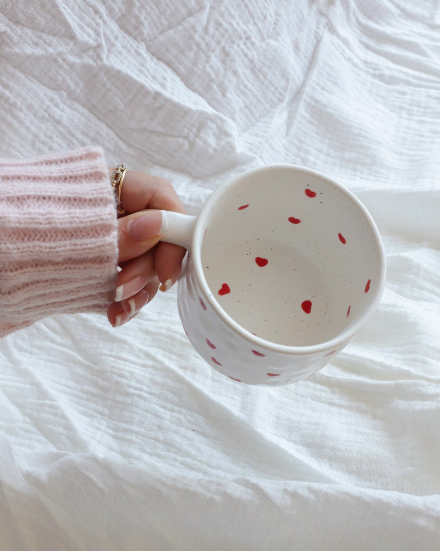 Tasse - Cœurs Rouges