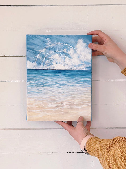 Toile - Marée Bleue