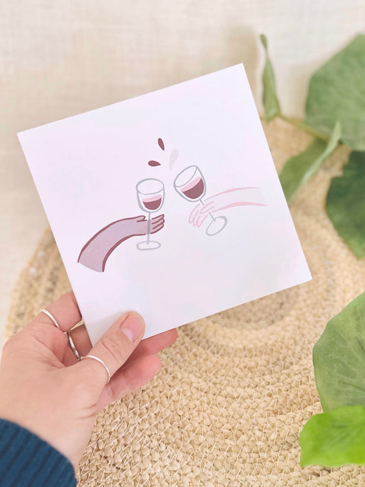 Carte De Souhait - Chin Chin