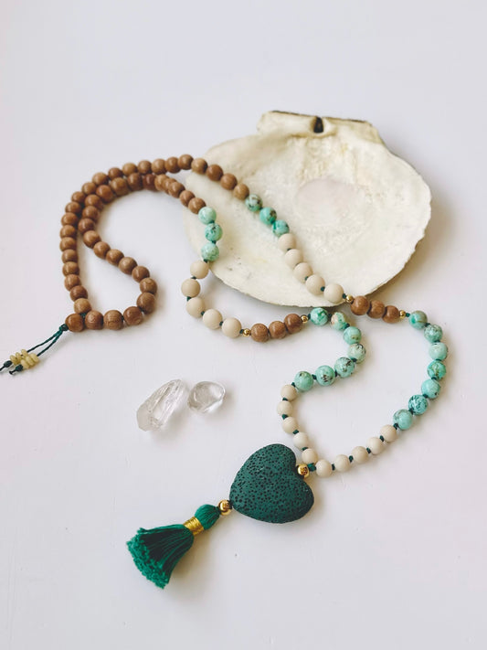 Collier Mala - Cœur