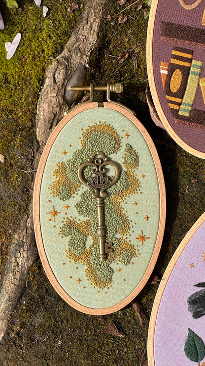Kit De Broderie D.I.Y - Clé Enchantée