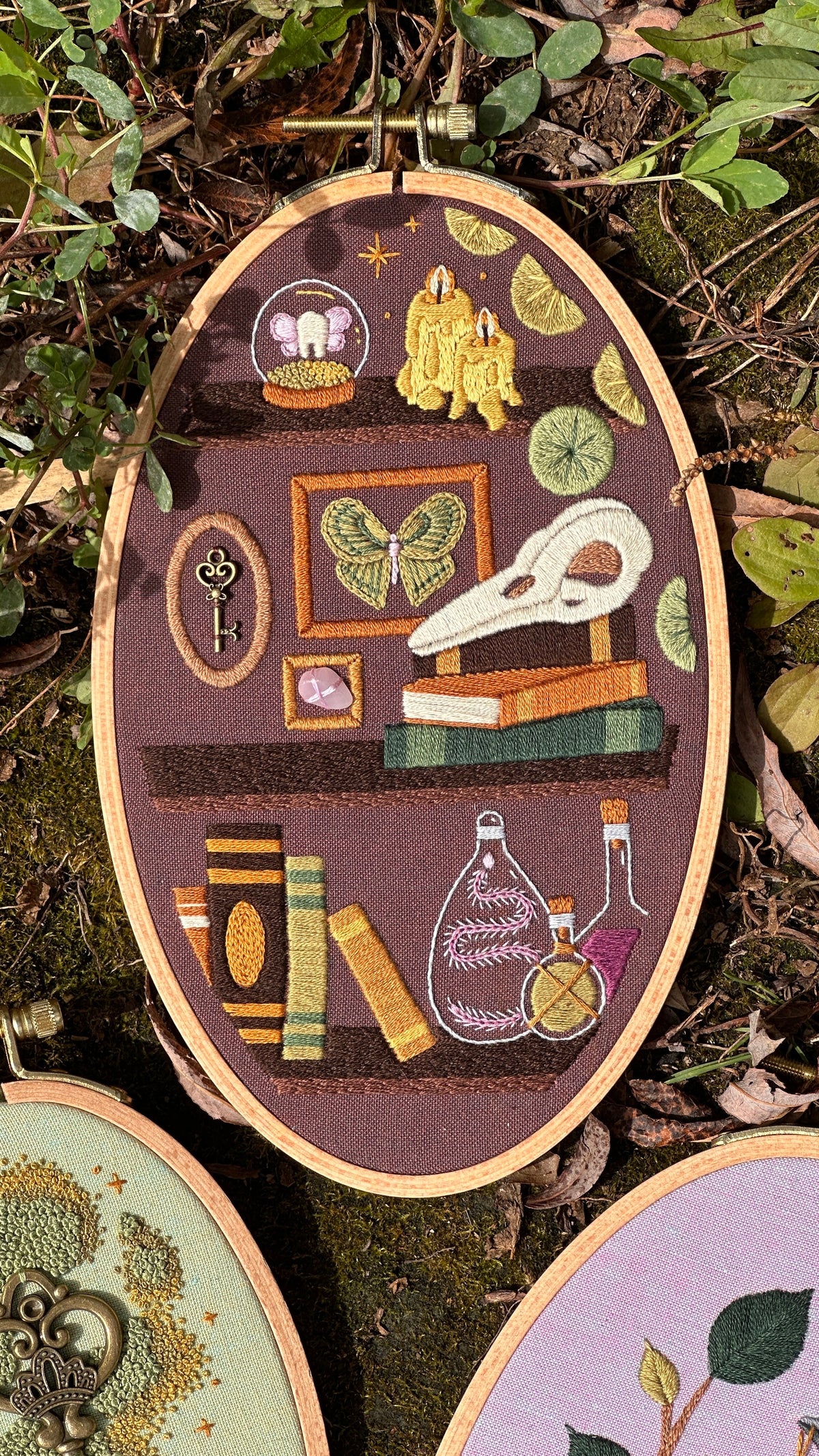 Kit De Broderie D.I.Y - Petit Cabinet De Curiosités