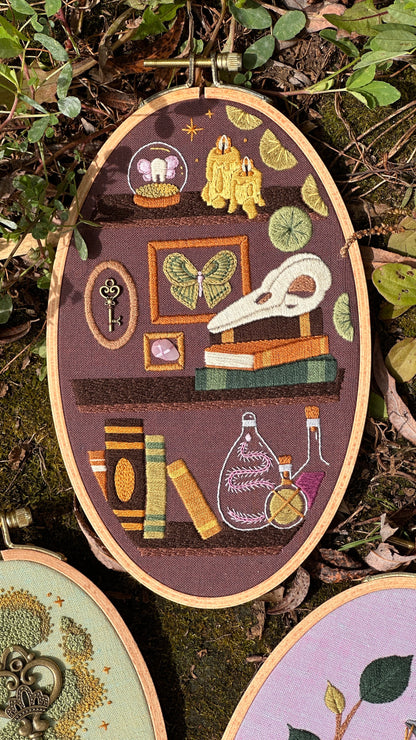 Kit De Broderie D.I.Y - Petit Cabinet De Curiosités