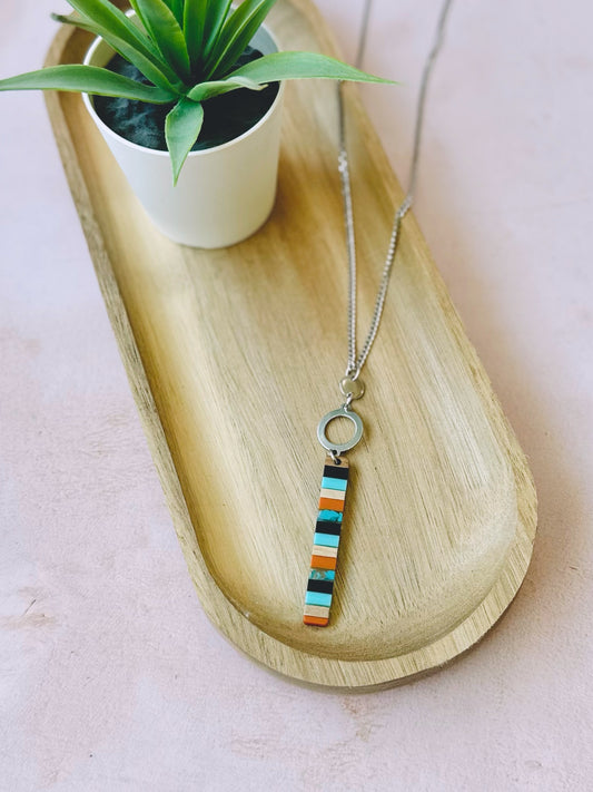 Collier - Bois Coloré