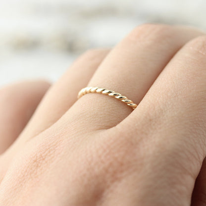 Bague Large - Torsadée - Couleurs Variées