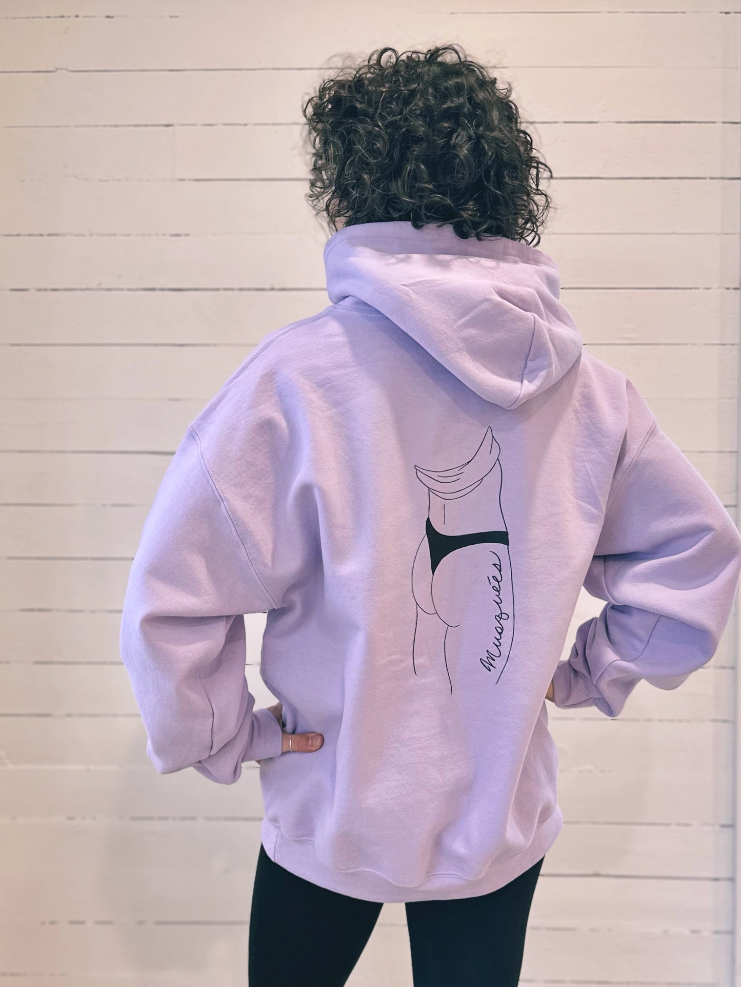 Hoodie Fesses - Mauve