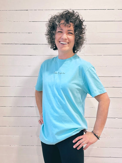 T-shirt Lectrice - Aqua