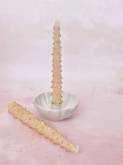 Duo De Chandelles - Sapin Crème