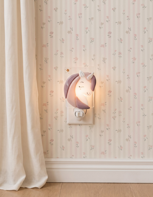 Veilleuse - Licorne - Rose