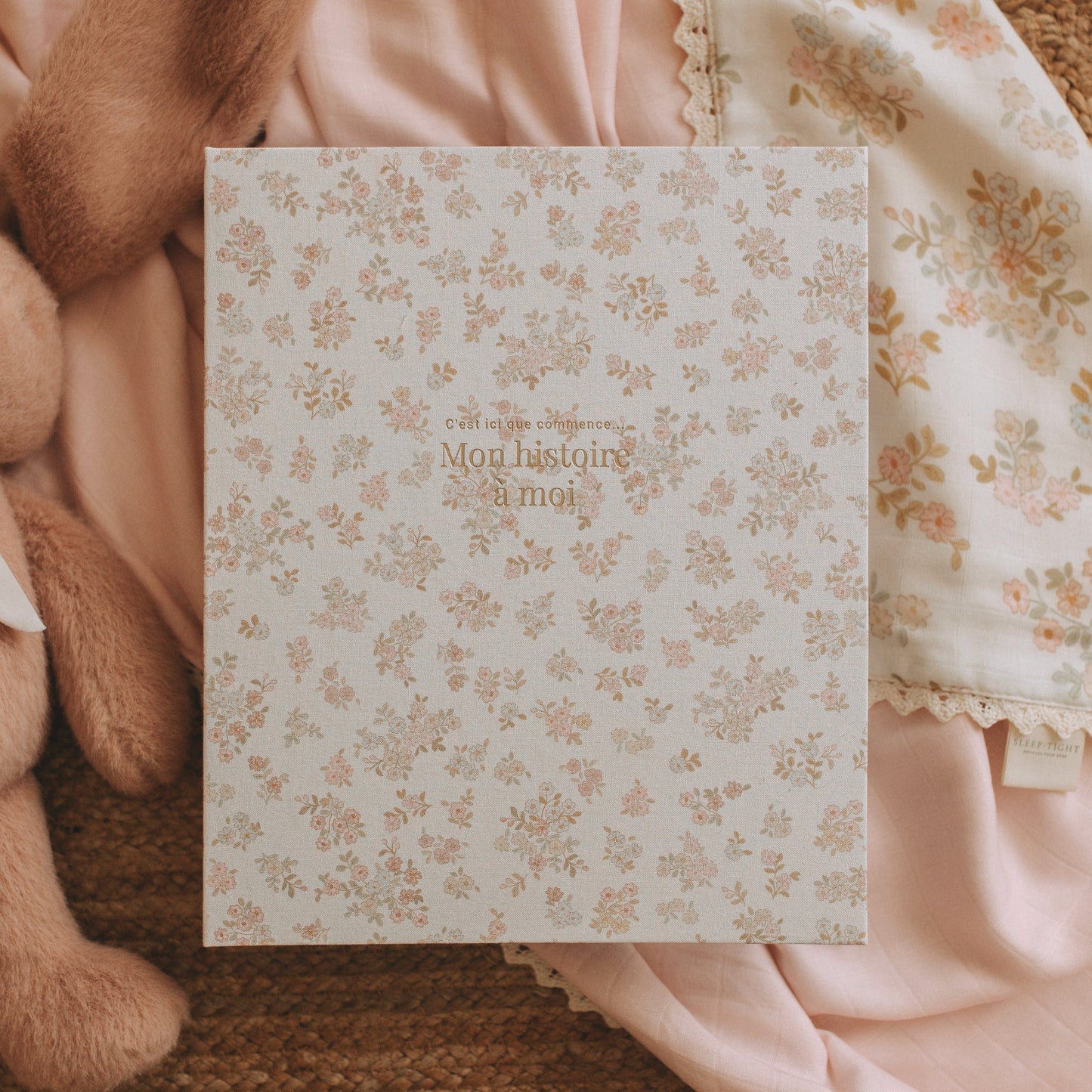 Livre De Bébé - Fleurs Pastel