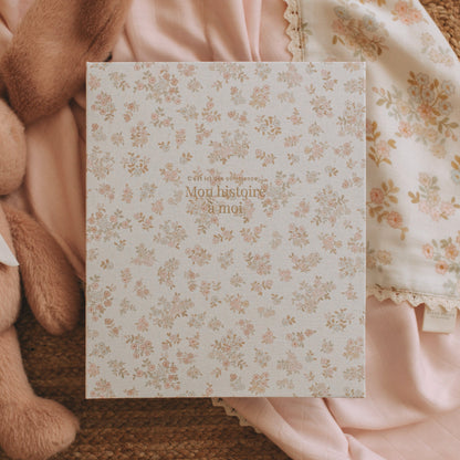 Livre De Bébé - Fleurs Pastel