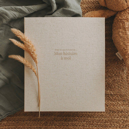 Livre De Bébé - Grège