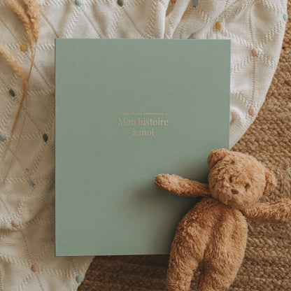 Livre De Bébé - Sauge & Or