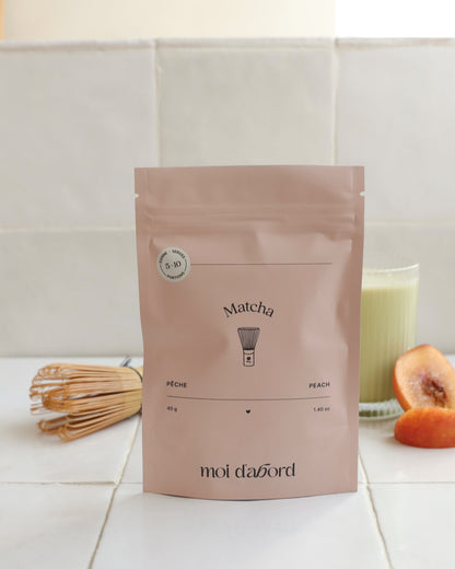 Thé Matcha - Pêche