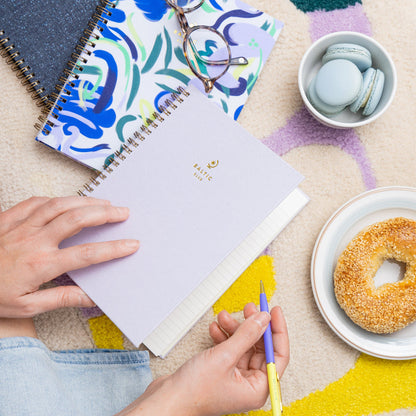Cahier De Notes À Spirales - Lilas