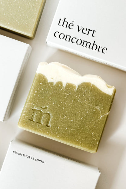 Savon En Barre - Thé Vert & Concombre