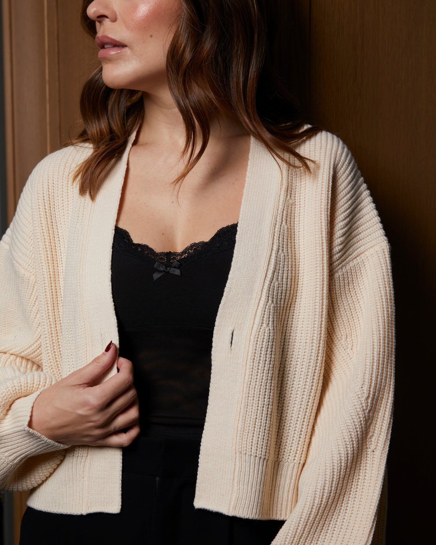 Cardigan Selena - Beige Mix