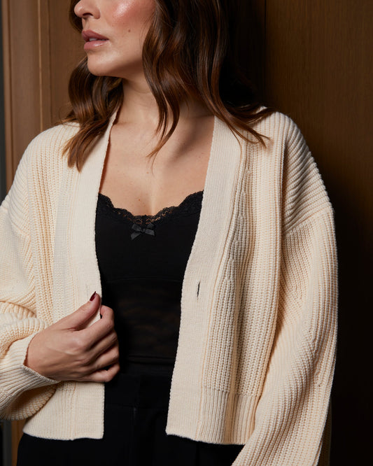 Cardigan Selena - Beige Mix