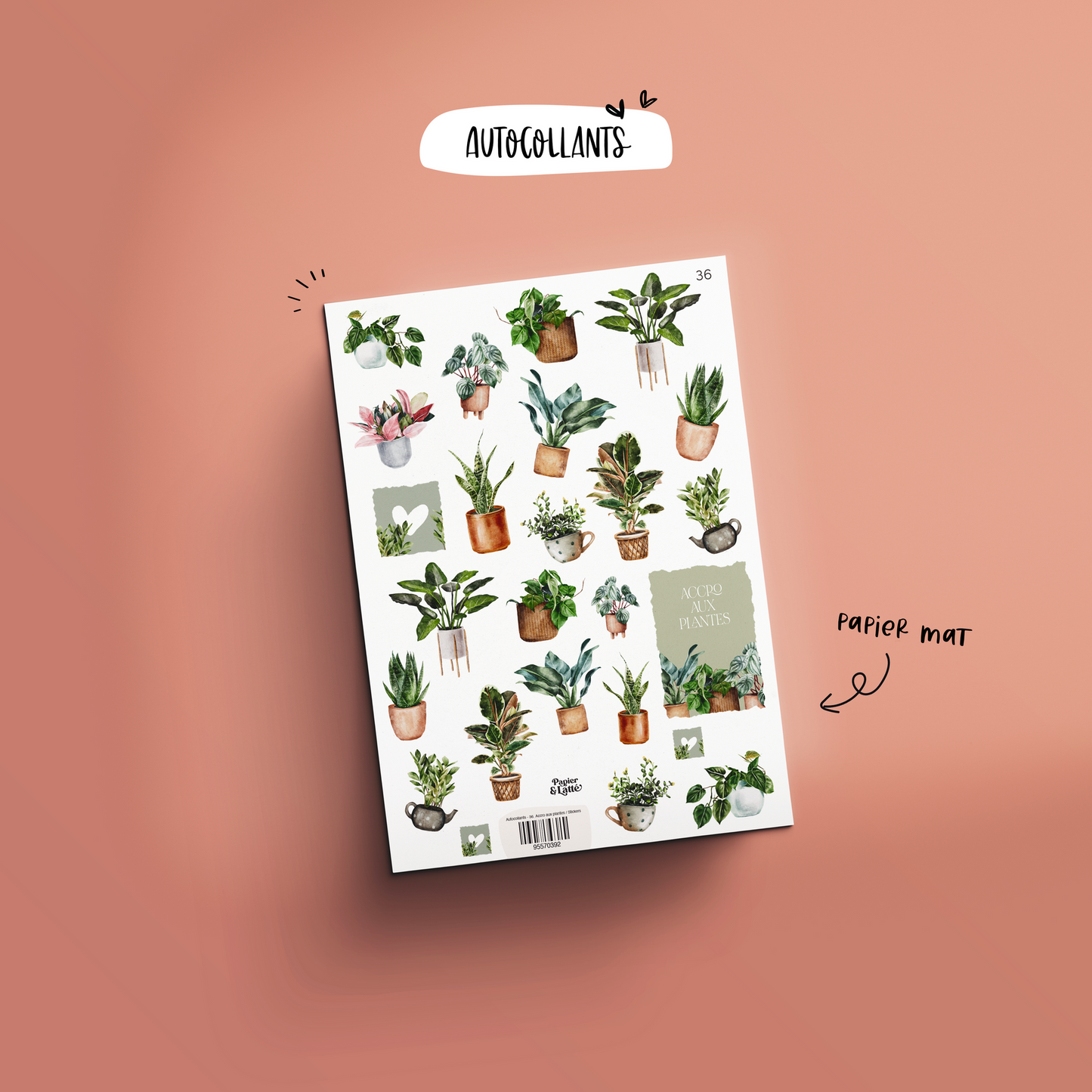 Autocollants - Accro Aux Plantes