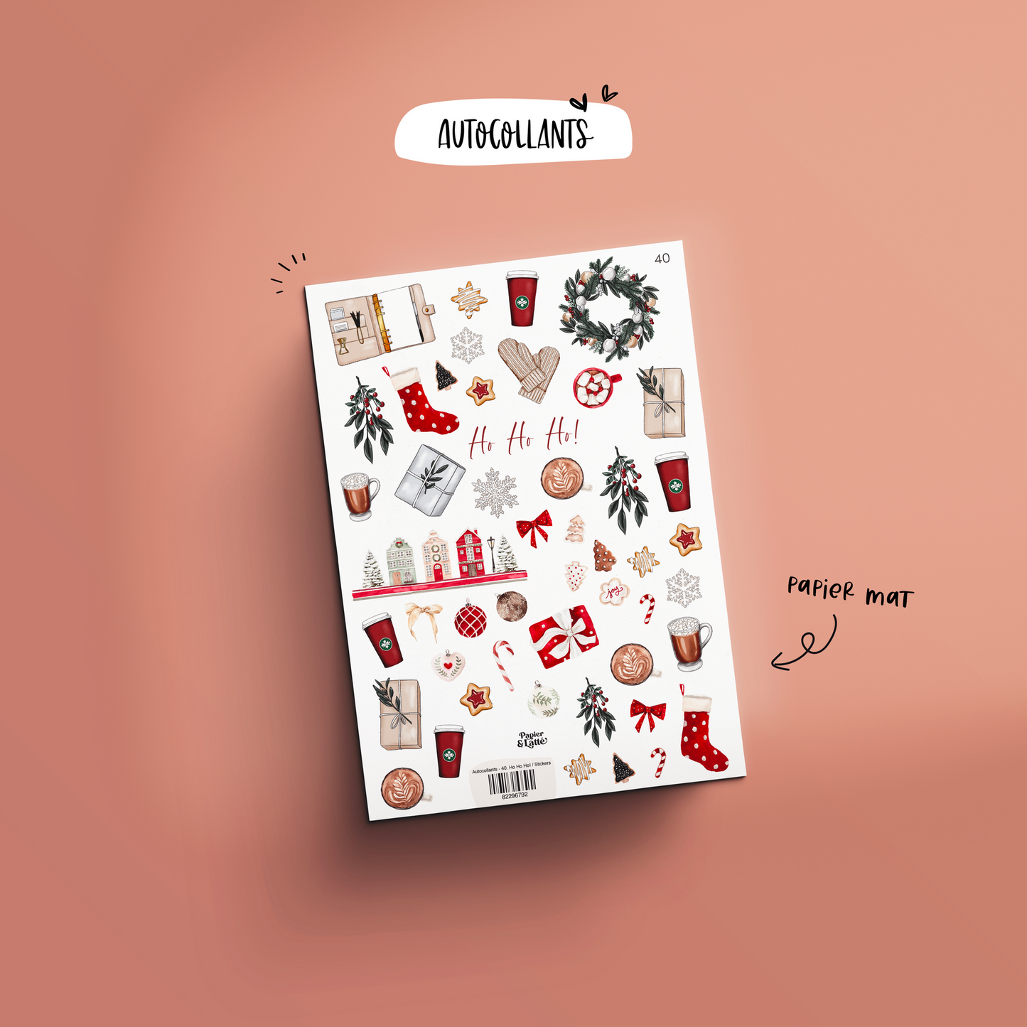 Autocollants - Ho Ho Ho !