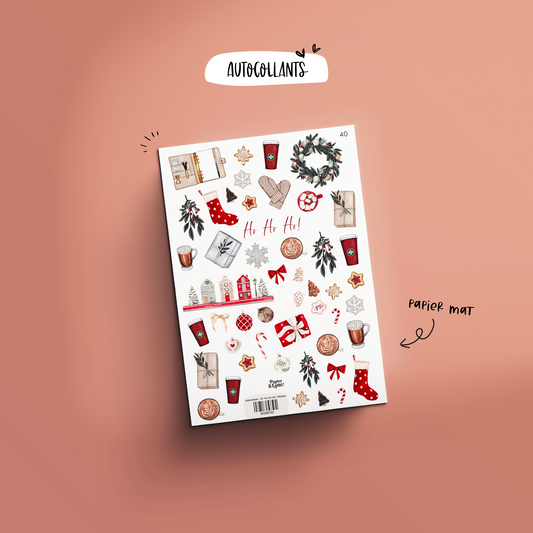 Autocollants - Ho Ho Ho !