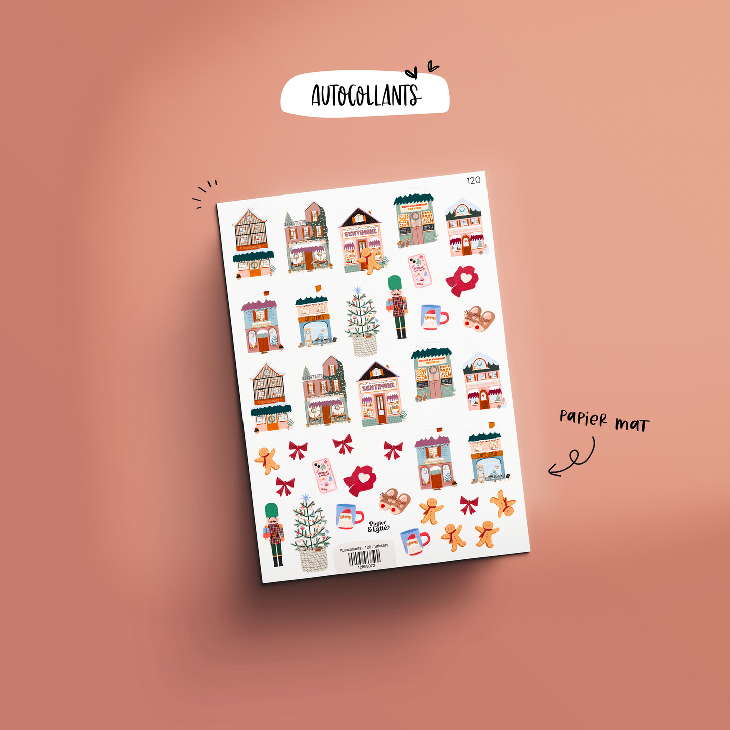 Autocollants - Village De Noël