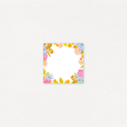 Bloc-Notes Autocollants - Floral Pop