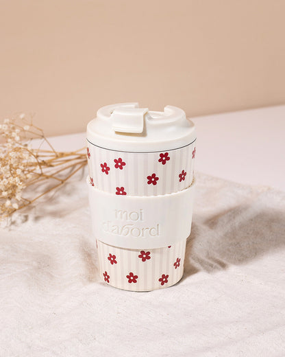 Tasse De Voyage - Rayures Florales