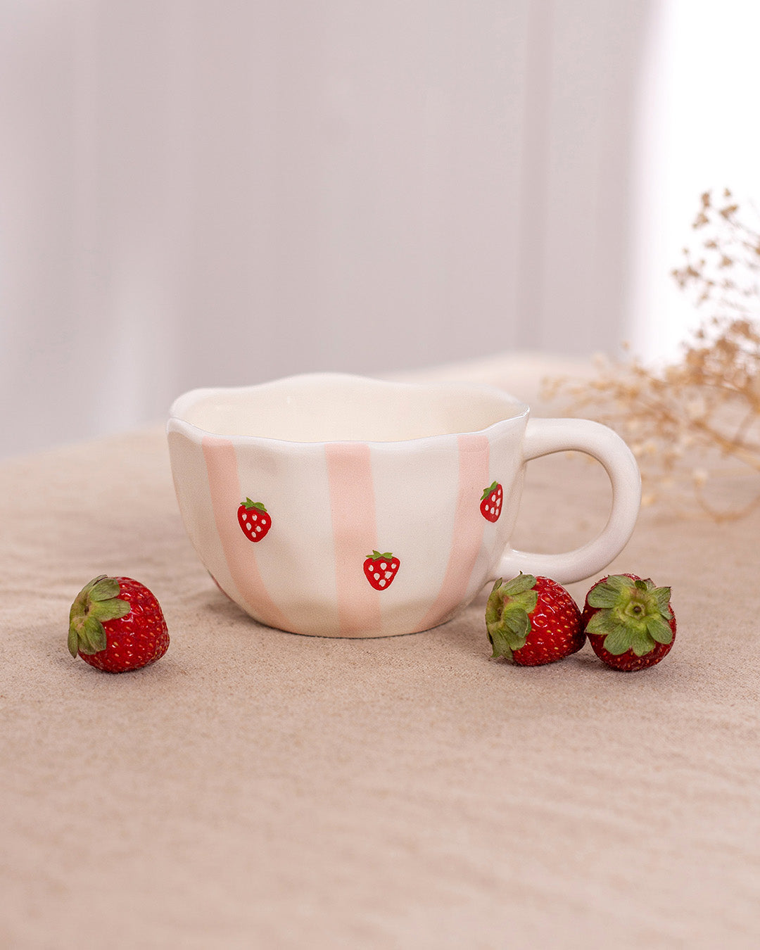 Tasse - Rayures De Fraises