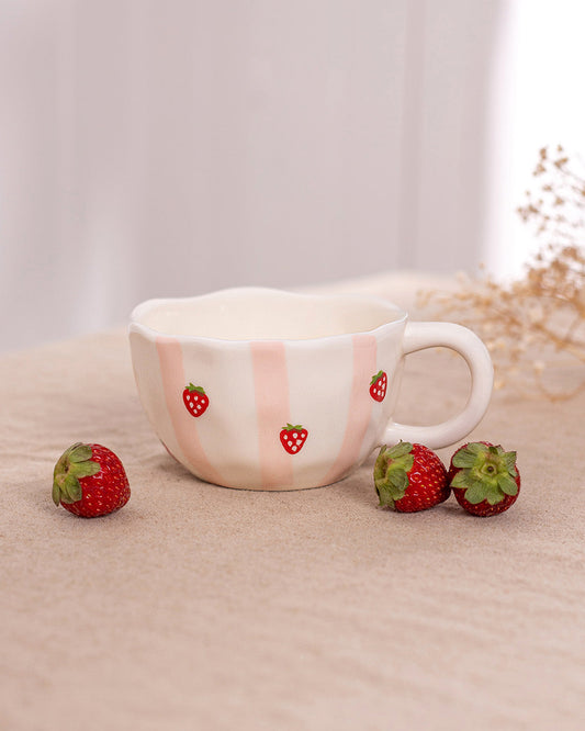 Tasse - Rayures De Fraises