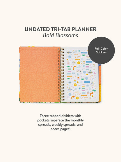 Agenda Non-daté - Jardin Fleuri