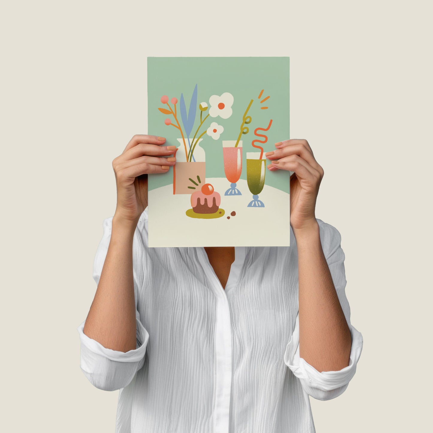 Carte De Souhait Géante - Sylvie