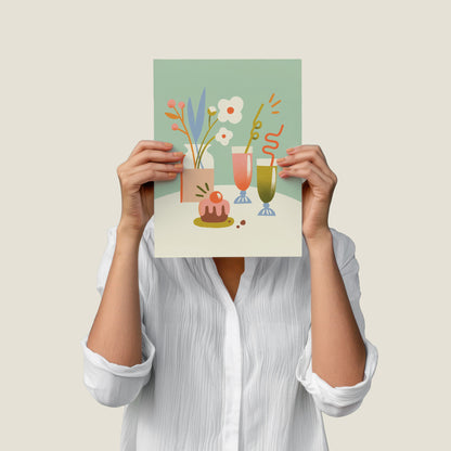 Carte De Souhait Géante - Sylvie