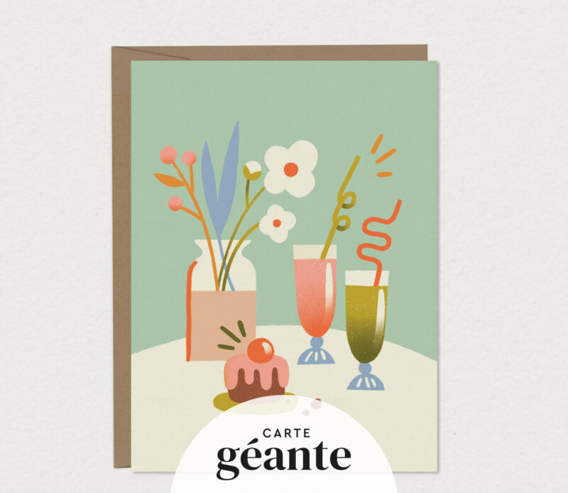 Carte De Souhait Géante - Sylvie