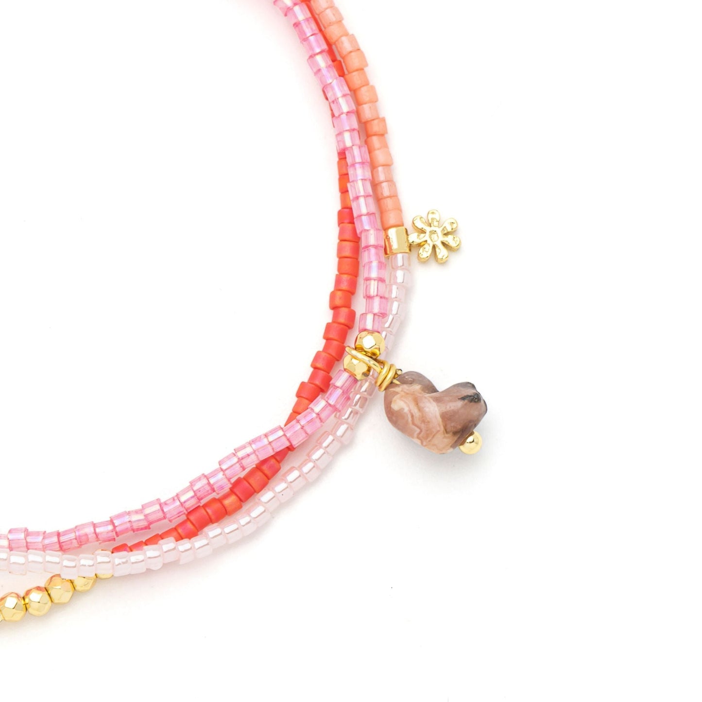 Bracelet 2 En 1 - Rodochrosite