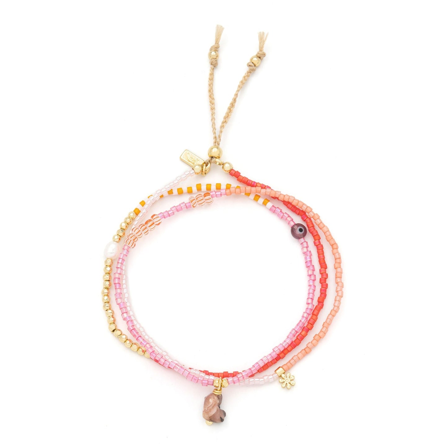 Bracelet 2 En 1 - Rodochrosite