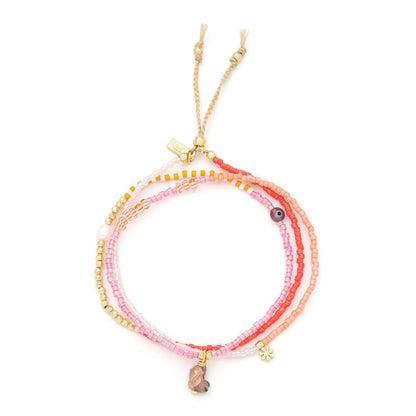 Bracelet 2 En 1 - Rodochrosite