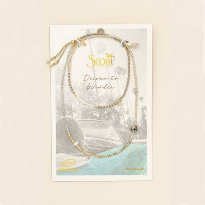 Bracelet 2 En 1 - Labradorite