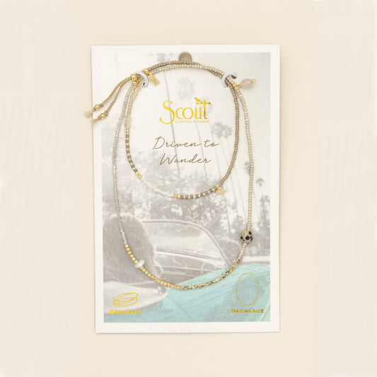 Bracelet 2 En 1 - Labradorite