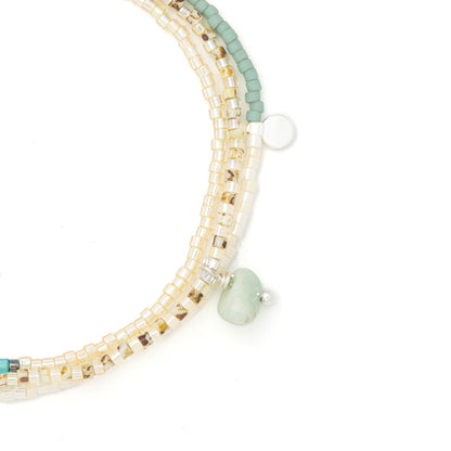 Bracelet 2 En 1 - Amzonite