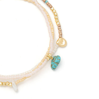 Bracelet 2 En 1 - Turquoise