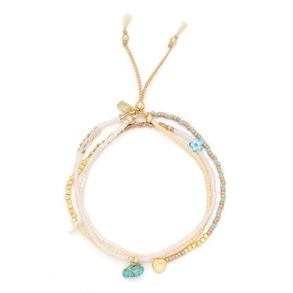 Bracelet 2 En 1 - Turquoise